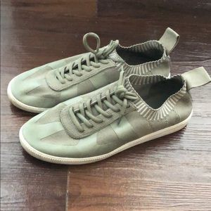 Zara Khaki Green Sneakers